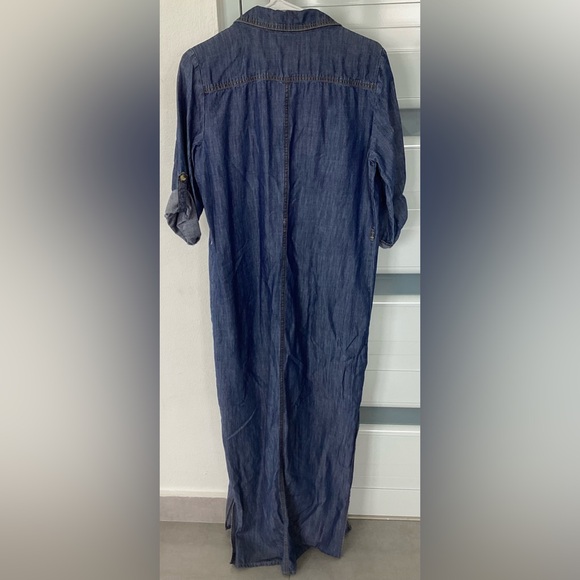 Spense - Jeans Long Dress - Color: Blue - Size 8 - Picture 3 of 3